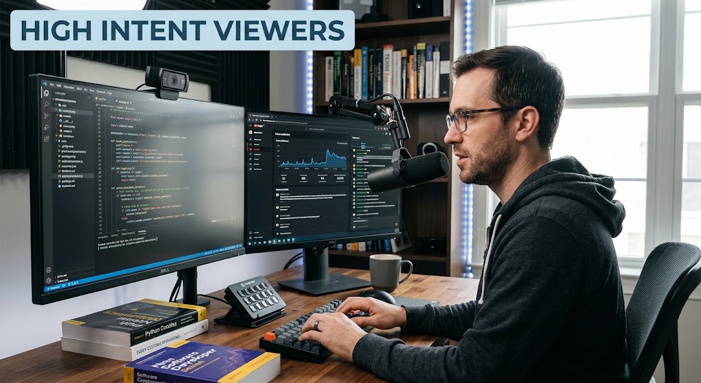 demonstrating niche streaming channels to high intent viewers